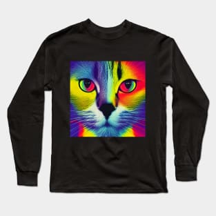 Rainbow Cat Long Sleeve T-Shirt